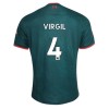 Virallinen pelipaita Liverpool Virgil 4 Kolmas 2022-23 Lyhythihainen - Miesten Virallinen pelipaita Liverpool Virgil 4 Kolmas 2022-23 Lyhythihainen - Miesten